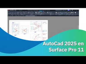 Autocad en la Surface Pro 11 con Snapdragon X Elite