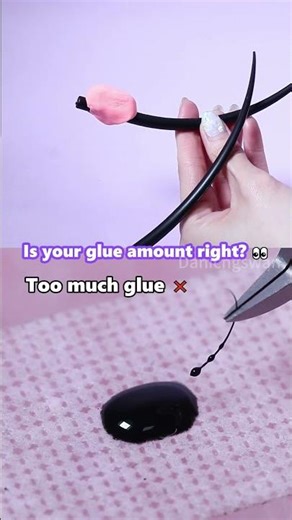 How Much Lash Glue Is Right? #lashes #lashvendors #eyelashes