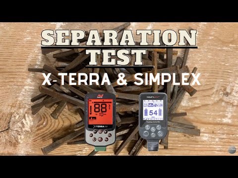 Nokta SIMPLEX & Minelab X-TERRA Separation Test Update - Metal Detecting
