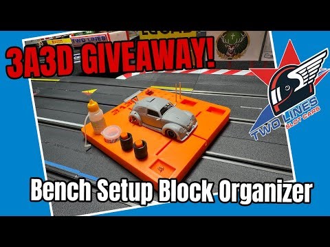 3 Amigos 3D Giveaway! Quick review of the Bench Setup Block Organizer!