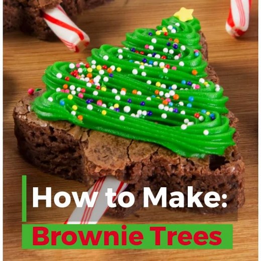 How to Make: Christmas Tree Brownies - A Cake Mate® Tutorial