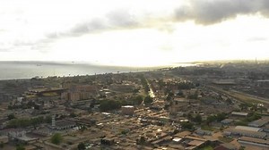 Abidjan, Ivory Coast, Africa, by drone