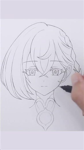 How to draw Istaroth | Genshin Impact | 如何畫伊斯塔露 | 原神 #shorts #drawing #sketch #anime #art