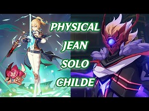 Physical DPS Jean vs CHILDE - Gladiator Set | Genshin Impact