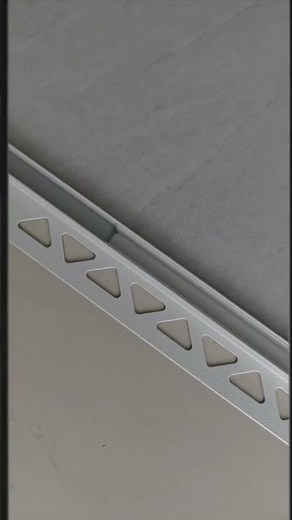 How to Install Aluminum Alloy F Shape Tile Trim Profile | Professional Tile Edge Finishing Solution