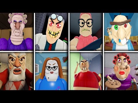 GRUMPY GRAN, BOB THE DENTIST, ANGRY GRANDPA, BABY BOBBY, BRENDA NURSERY, ROBLOX JUMPSCARES