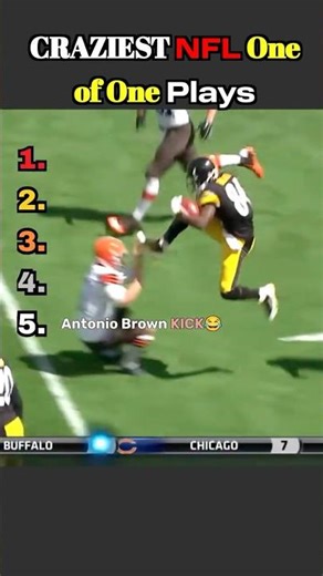 Ranking CRAZIEST One of ONE NFL PLAYS