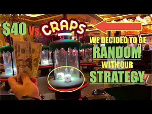 Can We Beat This $1 Bubble Craps Machine With Just $40 & Some Random Strategies?
