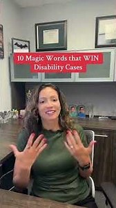 10 Magic words that WIN Disability Cases Part 1