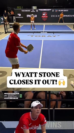 WYATT STONE IS ELECTRIC! 🙌😱 @wyattstonepickleball Have yourself a day brother 👏 The @rancherspickleball defeat the Squeeze 3-1 | Major League Pickleball