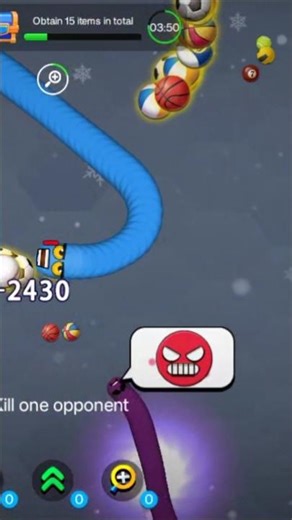 New worms zone gameplay Video 🐛🐛#viral #gaming #video #funny #new #worms