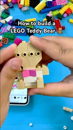 How to build a LEGO Teddy Bear with Brickify 🧸