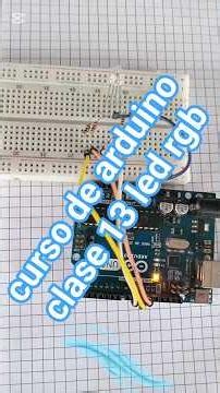 curso de arduino clase 13 led rgb y módulos ky 016 ky009 ánodo cátodo común #arduino #basededatos