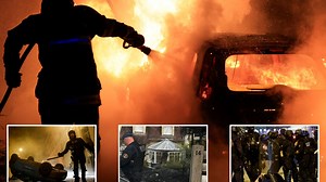 French cop knifed by mob as mayor's home torched in ram-aid 'assassination bid'