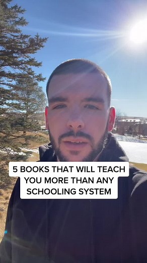 5 books that’ll teach you more than any schooling system 📚 🔥 #entrepreneur #businesstips #businesscoach #books #lifecoach #spiritualcoach #onlinecoach