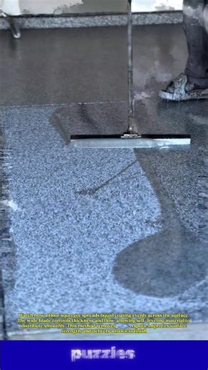 This Tool Makes Floor Coating Perfectly Flat in Seconds!😱