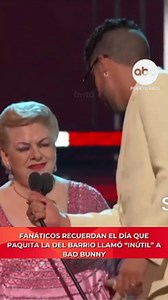 El mundo del entretenimiento está de luto, pero los fanáticos no han dejado de recordar los momentos más icónicos de Paquita la del Barrio, una de las voces más emblemáticas de la música mexicana. En redes sociales, uno de los episodios que ha vuelto a viralizarse es su simpática interacción con Bad Bunny durante los Premios Billboard 2021. En aquella noche especial, Paquita fue homenajeada por su trayectoria y subió al escenario para agradecer el reconocimiento. Sin embargo, un pequeño inconven