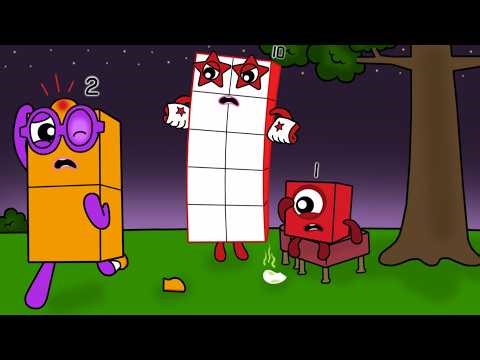NB 2 ran away leaving his smelly shoes and socks behind - Numberblocks fanmade coloring story