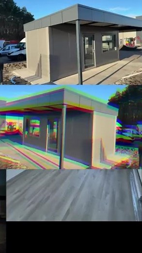 So entsteht ein moderner Gewerbepavillon | Modulbau mit PIR-Sandwichpaneelen