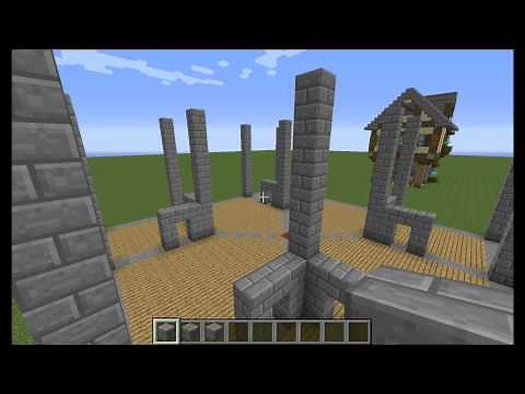 minecraft [tuto] comment faire un chateau partie 1/?
