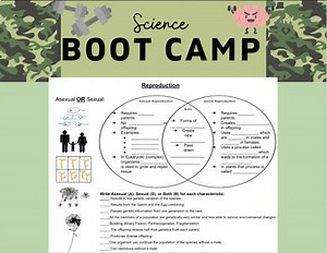 Reproduction Concept Map Review- Science Boot Camp