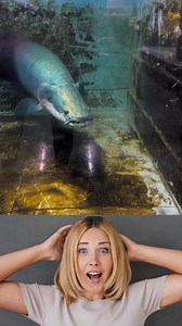 😱 Eel takes on the Arapaima Monster! 🐟👀 Who'll win this underwater duel? #EelVsArapaima #FishFight #MonsterFish" | Monster Fish Diaries