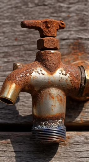 heavily rusted water tap... #asmrsounds #restoration #satisfyingvideo #satisfyingcleans #rustremoval #trending #fyp