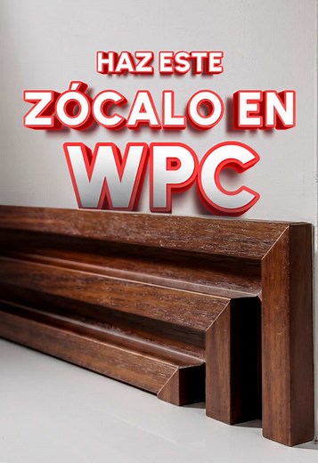 Zócalo en WPC: cómo instalarlo y por qué mejora tu espacio