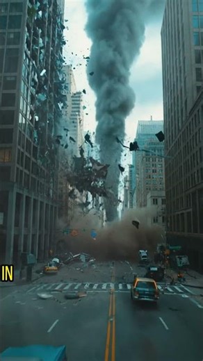 What If an EF-5 Tornado Hit Downtown? 🌪️🏙️ (AI Simulation) #Shorts