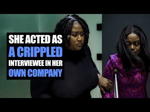 She Acted As A Crippled Interviewee In Her Own Company | FORTH STUDIOS