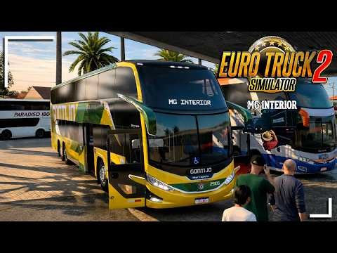 🔴 LIVE MODBUS ETS2 - MARCOPOLO G8 1800DD SCANIA 15M | MAPA MG INTERIOR