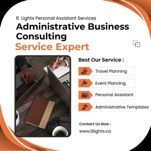 Business Administrative Consulting with 6 Lights Personal Assistants