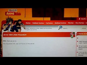 wcostream playlist error 404 (description below)