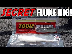SECRET Fluke Fishing Rig for Summer Bass!