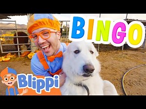BINGO | Blippi Songs 🎶| Educational Songs For Kids