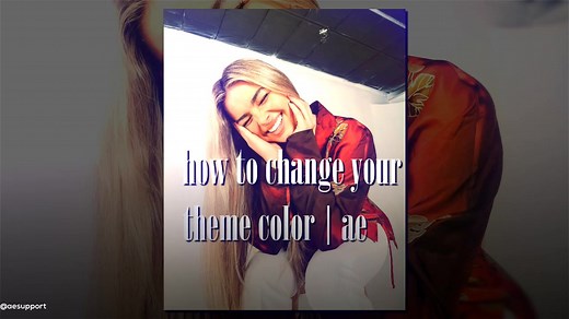 How to Change Theme Color in After Effects | Tutorial