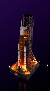 2.1K views · 12 reactions | Transform your LEGO® NASA Artemis set into a glowing masterpiece. Ready for lift-off!  #lego #nasa #space #artemis #moon #legolighting #legospace #spaceship #legocollection #legodisplays #lightmybricks | Light My Bricks | Facebook