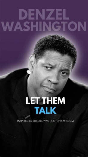 If you work hard people will say you’re obsessed. Let them talk. #denzelwashington #denzelspeaks