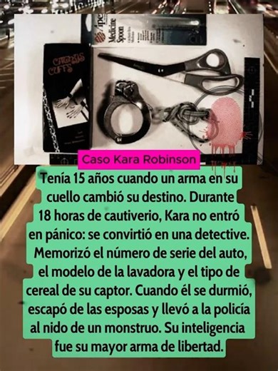 caso Kara Robinson #CasosReales #HistoriasReales #CrimenReal #Justicia #CasosSinResolver