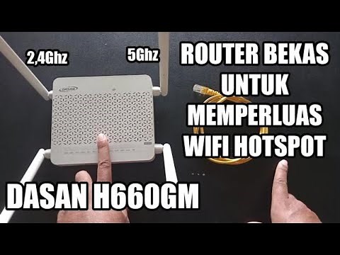 Router Dasan H660GM Dual Band Setting Jadi Wi-Fi Access Point (AP)