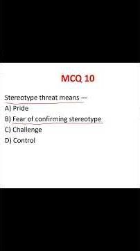 Mcqs on Stereotypes | Gender bias | Gender discrimination #ctet #uktet #uptet #tgt #shortvideo #yt
