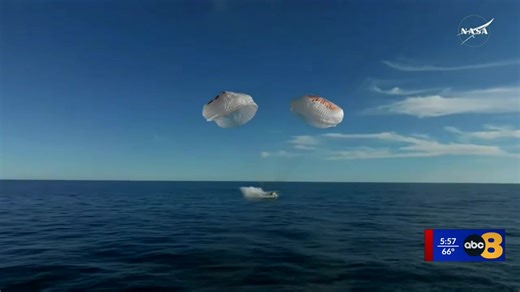The SpaceX capsule tasked with bringing back two NASA astronauts who have spent months on the International Space Station after thruster issues following the launch of Boeing’s Starliner mission last year has returned to Earth. For more information, visit this link: https://www.wric.com/news/u-s-world/astronauts-heading-home-aboard-spacex-capsule-after-being-stuck-for-9-months/ | ABC 8News - WRIC