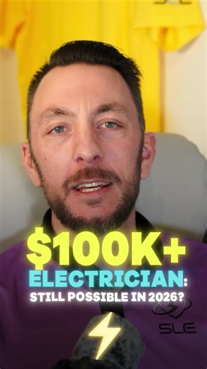 Can electricians make $100K in 2026? Yep but not if you’re stuck pulling wire on install forever. The ones winning big have two skills: ✅ They know the trade ✅ They know how to communicate The second one? That’s what moves you off the tools and into real income. Service is the niche. Communication is the unlock. Who’s already made the jump? #ElectricianLife #SixFigureTrades #TradesmanMindset #ServiceElectrician #FromToolsToSales #100KClub #SkilledTrades #MillionDollarElectrician #LoopMethod #Tra