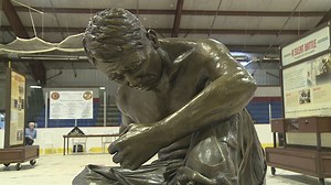 Sculpture depicting MN veteran's battle with PTSD debuts in Mora