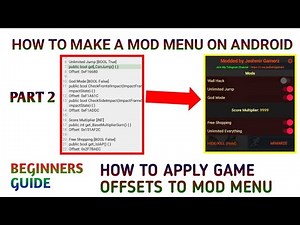 How to Make a Mod Menu on Android | Part 2 – How to Apply Offsets