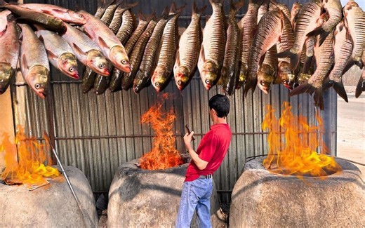 超香！传承千年的乌兹别克斯坦土窑烤鱼