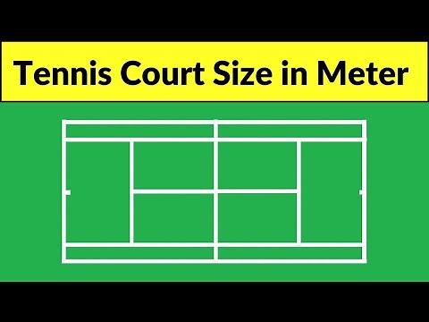 Tennis court size | tennis court measurements in meters | tennis court size in meter | tennis ground