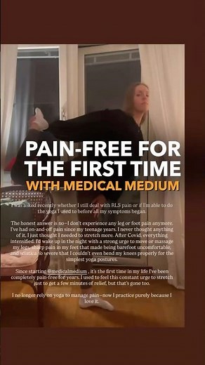 Pain-Free For The First Time With Medical Medium