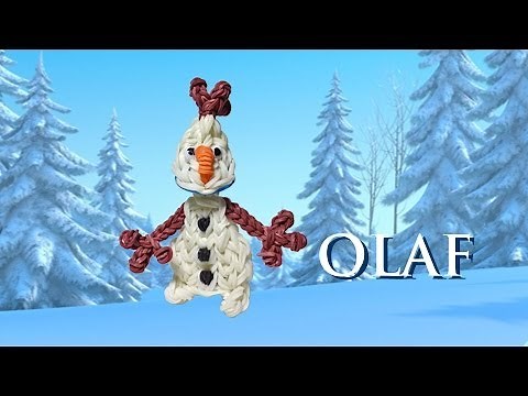Making an Olaf Figure on the Rainbow Loom