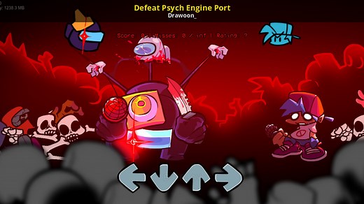 Defeat Psych Engine Port Mod for Friday Night Funkin' | FNF Mods